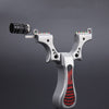 Dark Slate Gray Slingshot Stainless Steel Spirit Level Light Sight Outdoor Precision Target Shooting Slingshot MARKSMAN
