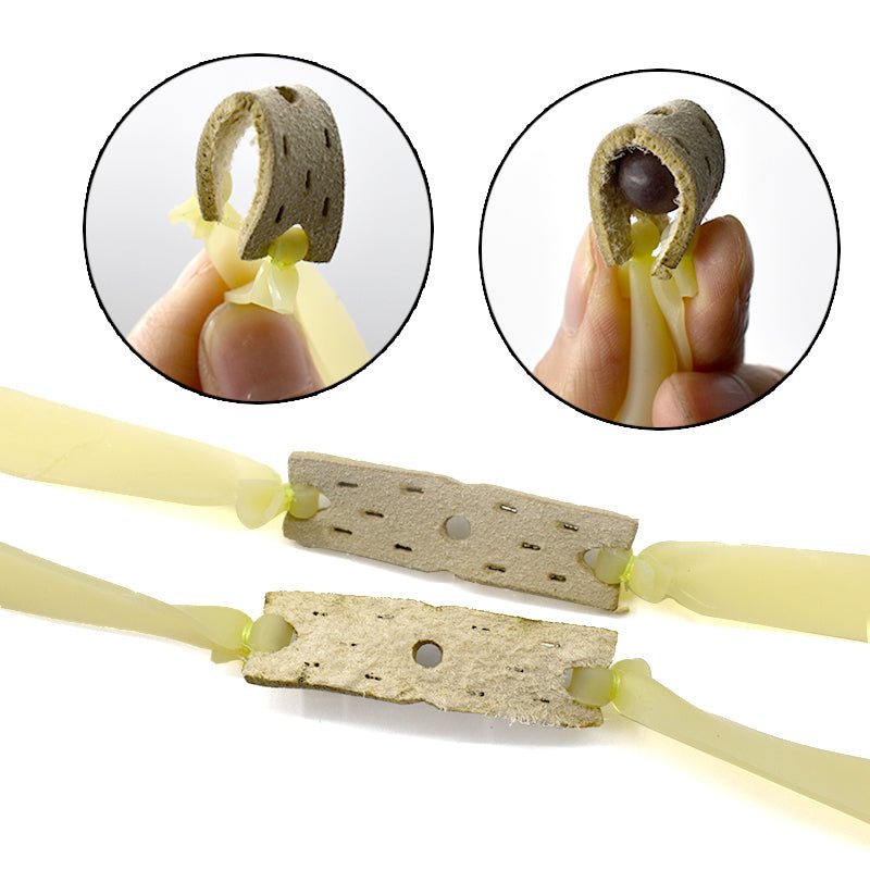 Slingshots Flat Rubber Band Thicknes 1.2mm plain Catapult Natural Latex Flat Elastic Resilient for Shooting - INDIAN SLINGSHOT