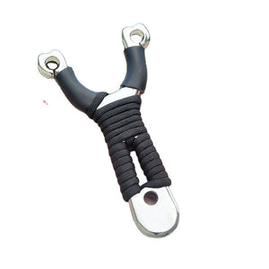 Small Bow Door Slingshot Outdoor 304 Stainless Steel Metal Slingshot Mini Outdoor Traditional Stingling Precision Slingshot - INDIAN SLINGSHOT