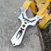 Gray Wire Cut Devil Stainless Steel Slingshot Outdoor Shooting Hunting slingshot shooting toys