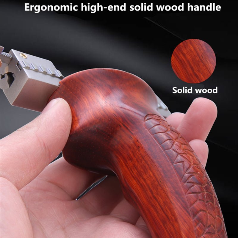 Stainless Steel Slingshot Metal Fast Pressing Flat Rubber Band Group Outdoor Target Shooting can Adjust the Size of The Slingshot Head - INDIAN SLINGSHOT