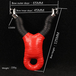Stainless steel titanium steel slingshot outdoor Target Shooting fishing slingshot adult outdoor sports shooting Target Shooting Catapult - INDIAN SLINGSHOT