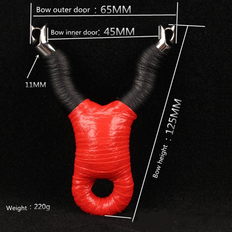 Stainless steel titanium steel slingshot outdoor Target Shooting fishing slingshot adult outdoor sports shooting Target Shooting Catapult - INDIAN SLINGSHOT