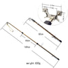 strong slingshot long range fish shooting slingshot outdoor hunting long rod slingshot with rubber band - INDIAN SLINGSHOT