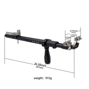 Telescopic Slingshots Straight Rod High Power Precision Red Laser Catapult Used for Fishing Outdoor Hunting Shooting - INDIAN SLINGSHOT