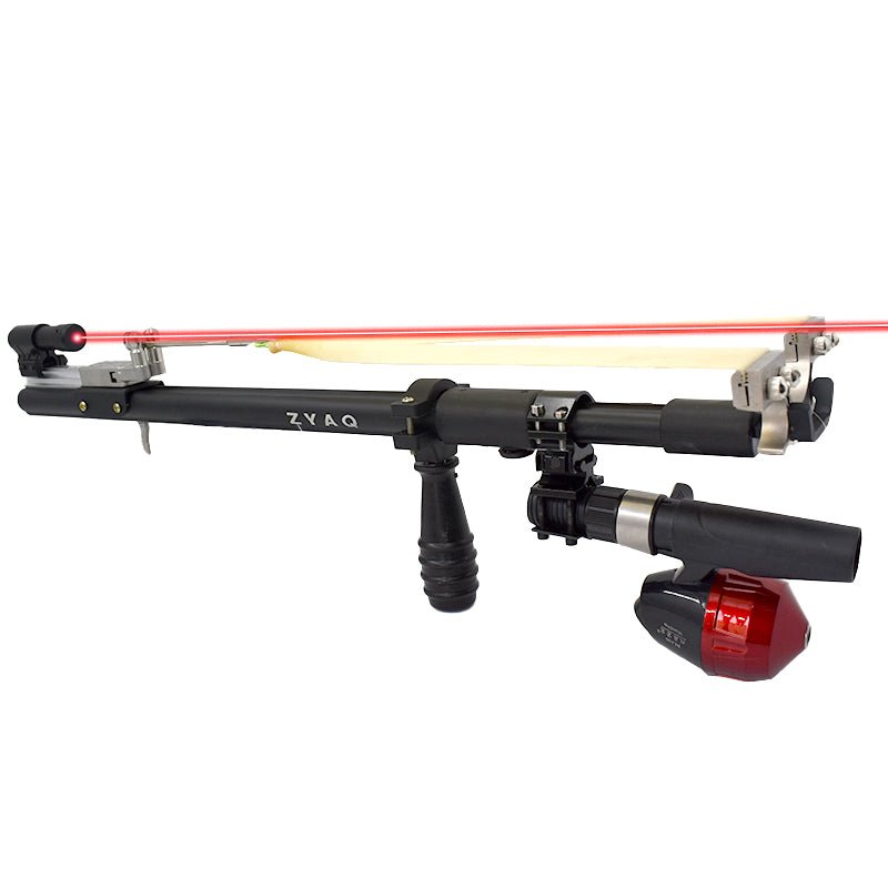 Telescopic Slingshots Straight Rod High Power Precision Red Laser Catapult Used for Fishing Outdoor Hunting Shooting - INDIAN SLINGSHOT