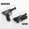 Antique White Metal Rubber Band kids Pistol | New High Safety Foldable And Easy To Carry Wear-Resistant Black INDIAN SLINGSHOT