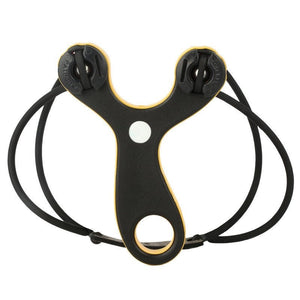 Dark Slate Gray Tied-Free Card Ball Bow Round Rubber Dual-Use Slingshot SLINGSTER