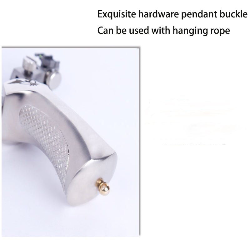 Titanium alloy fast pressure high precision cross sight aviation aluminum handle slingshot shooting - INDIAN SLINGSHOT
