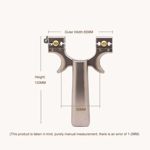 Titanium Alloy Slingshot Precision Outdoor Sports Slingshot Aviation Material Adjustable Sight Accurate Shooting Target Shooting - INDIAN SLINGSHOT