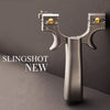 Titanium Alloy Slingshot Precision Outdoor Sports Slingshot Aviation Material Adjustable Sight Accurate Shooting Target Shooting - INDIAN SLINGSHOT