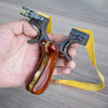 Titanium alloy twin screw 98k hunting slingshot high quality outdoor shooting slingshot - INDIAN SLINGSHOT